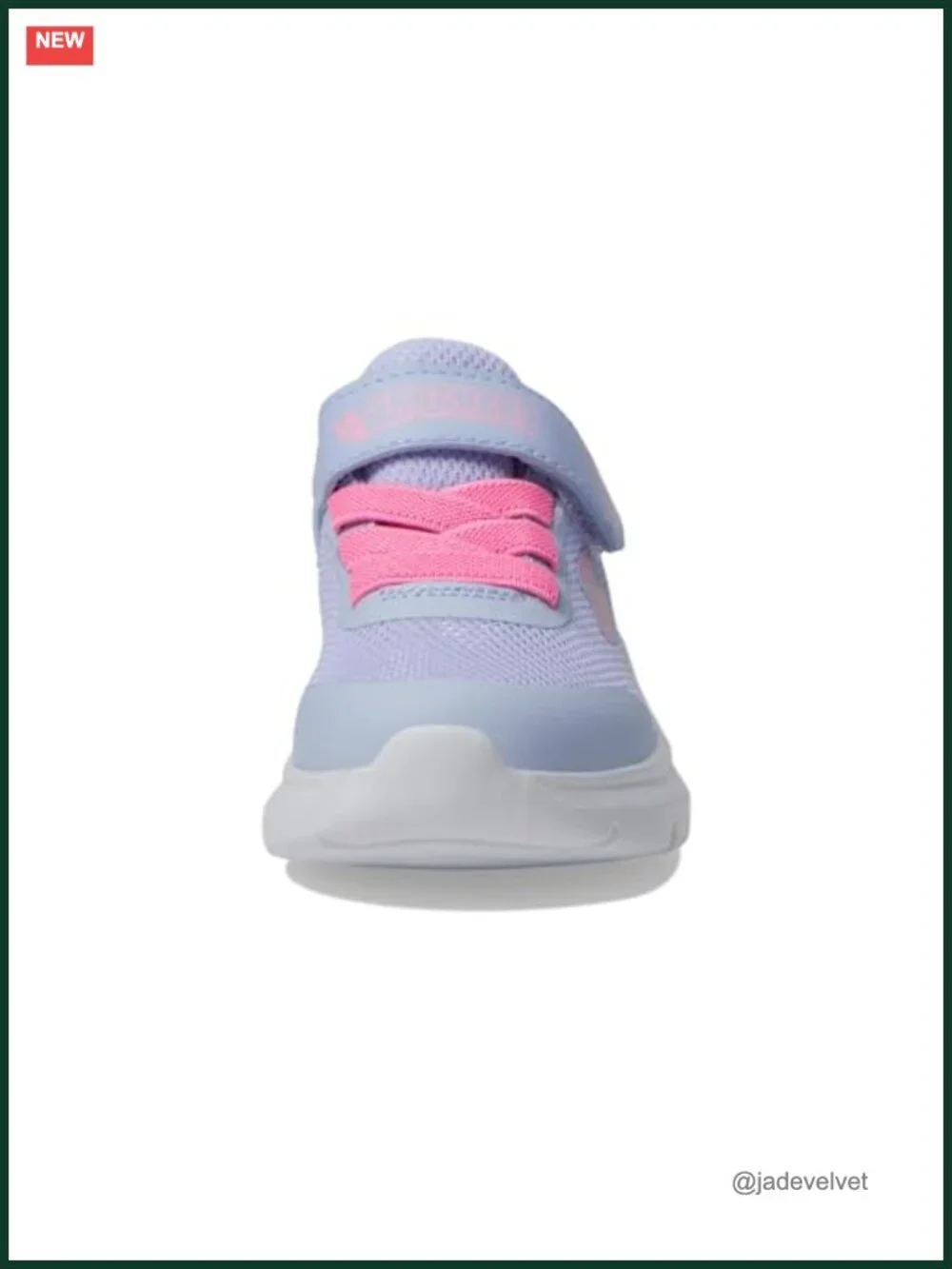 Kids Sneakers - Sparkle Mesh, Machine Washable, Hook & Loop Closure